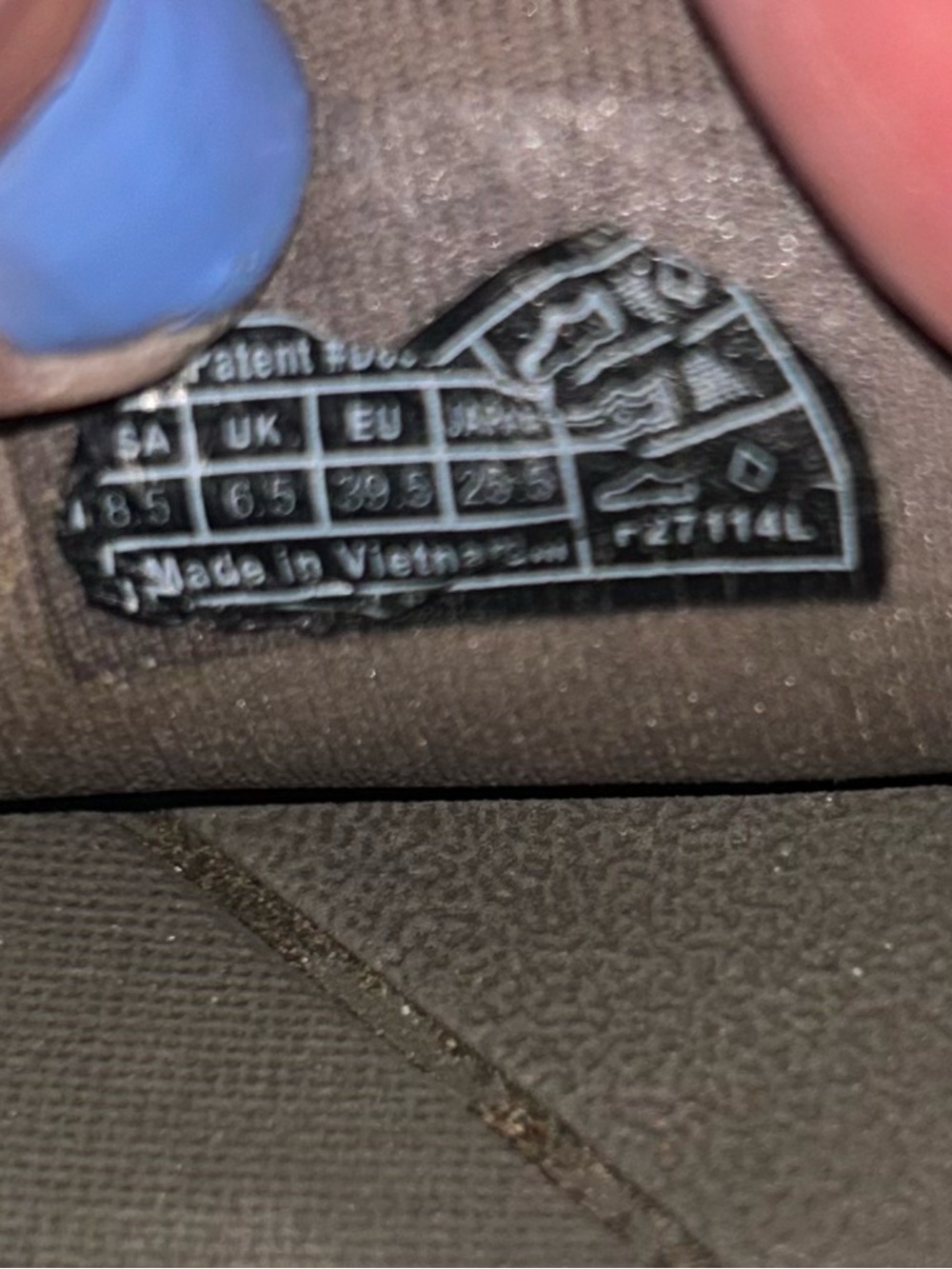 Teva Gray Footbed Slide Sandals with Red Straps - Picture 7 of 7